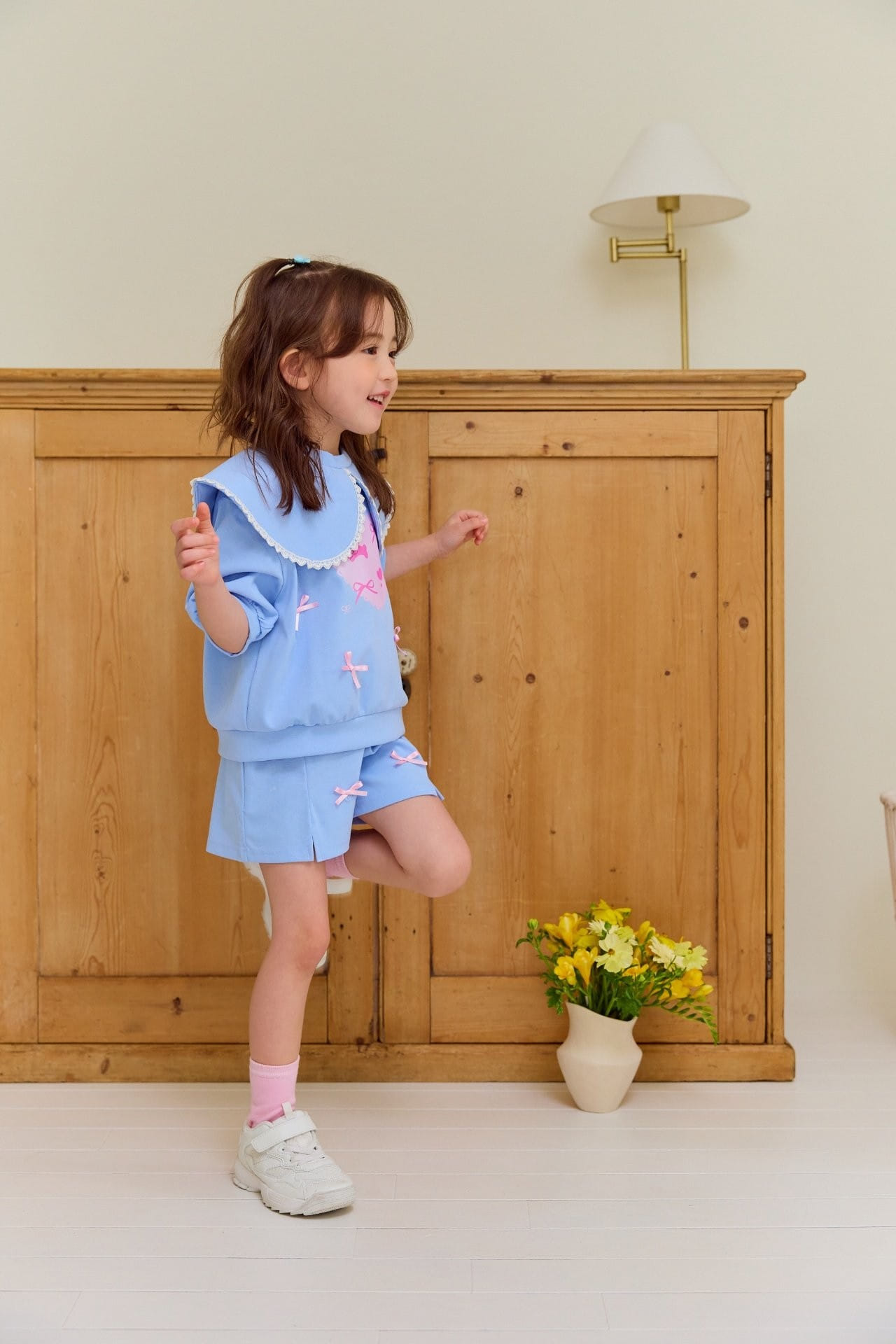 Miniature - Korean Children Fashion - #magicofchildhood - Yogurt Top Bottom Set - 3