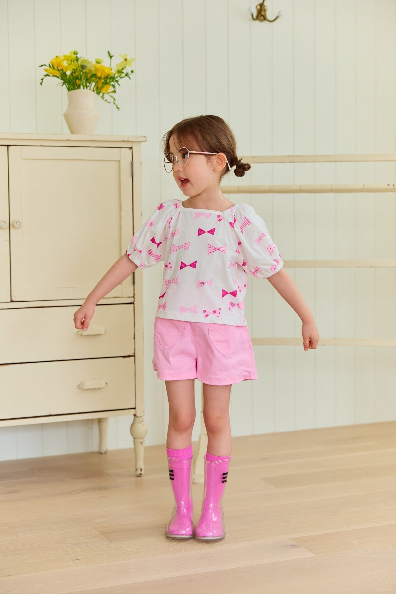 Miniature - Korean Children Fashion - #minifashionista - Show Me Ribbon Tee - 5