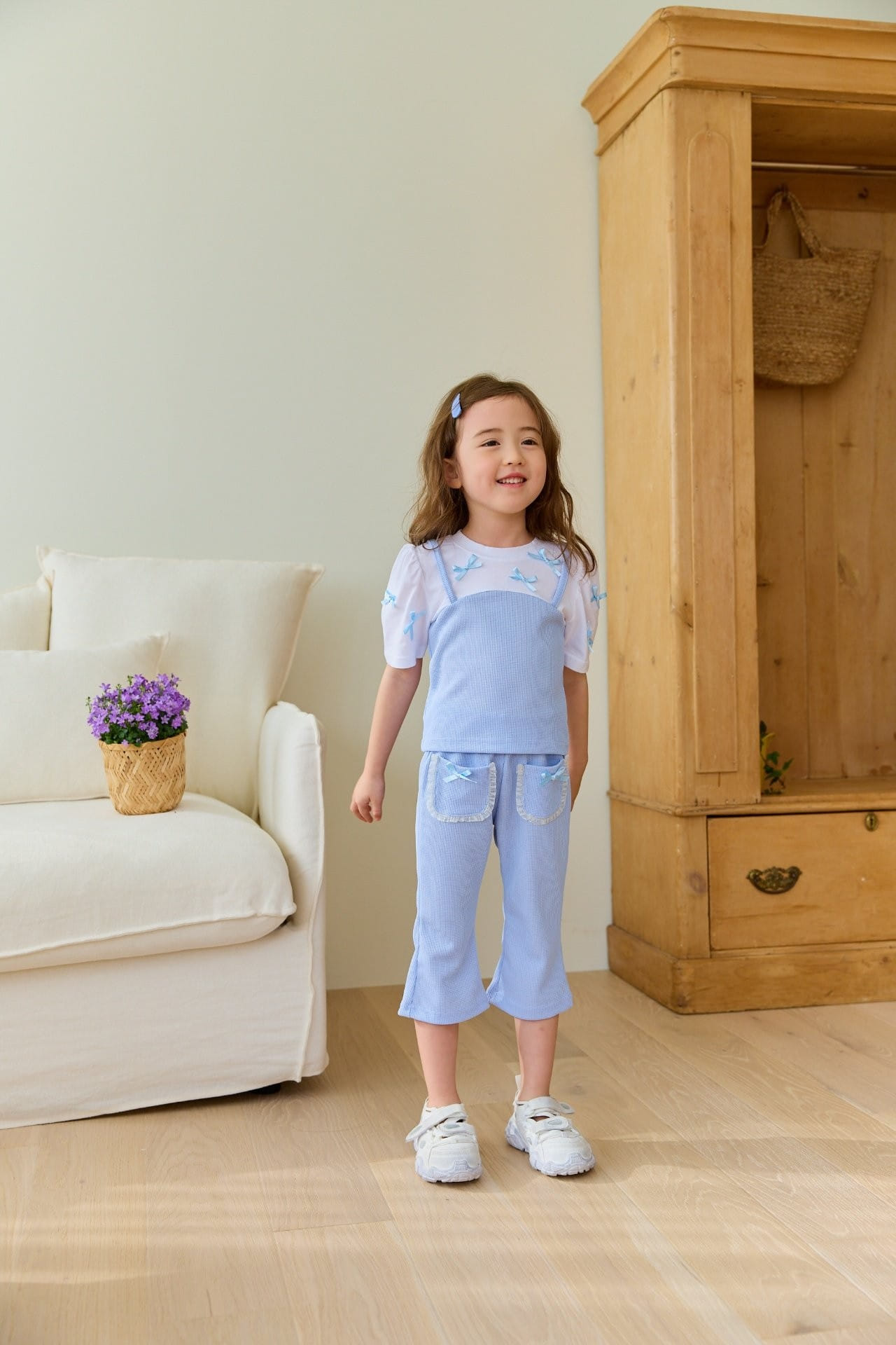 Miniature - Korean Children Fashion - #prettylittlegirls - So Cute Top Bottom Set - 3