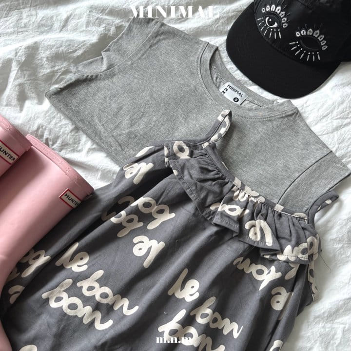 Minimal - Korean Children Fashion - #Kfashion4kids - Bon Bon String One-Piece - 7