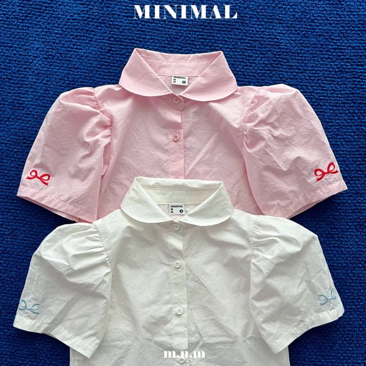 Minimal - Korean Children Fashion - #childofig - Ribbon Bbong Blouse - 2