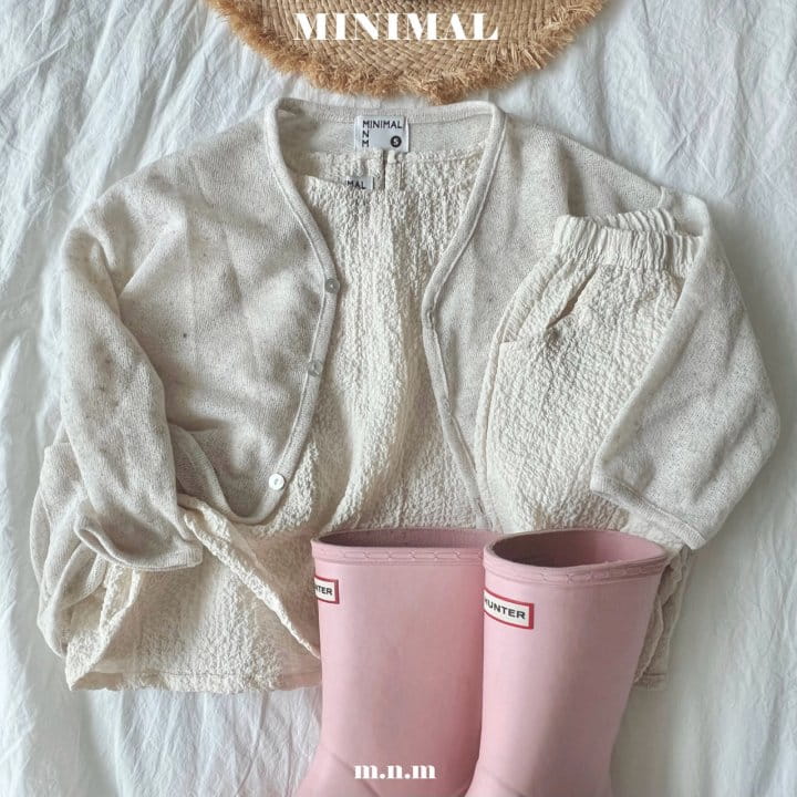 Minimal - Korean Children Fashion - #childrensboutique - Simply Top Bottom Set - 3