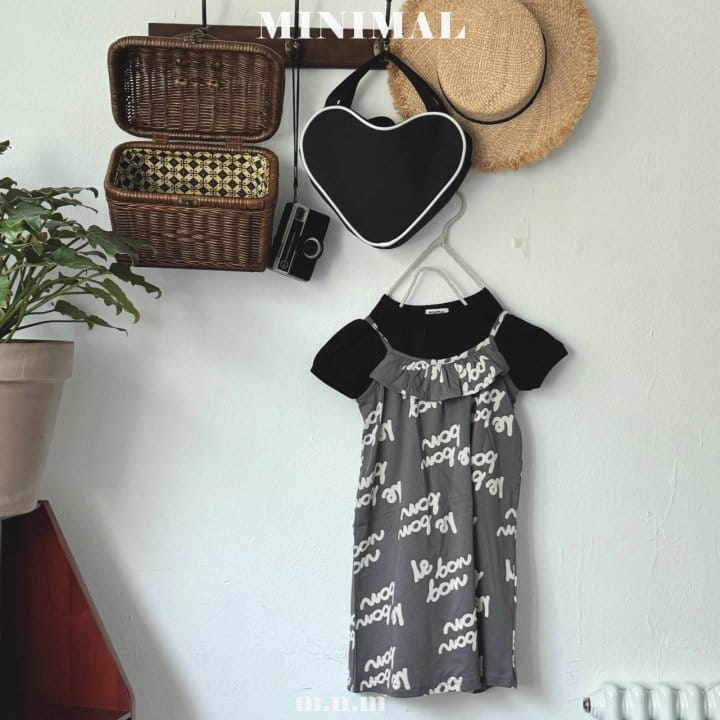 Minimal - Korean Children Fashion - #fashionkids - Bon Bon String One-Piece - 3