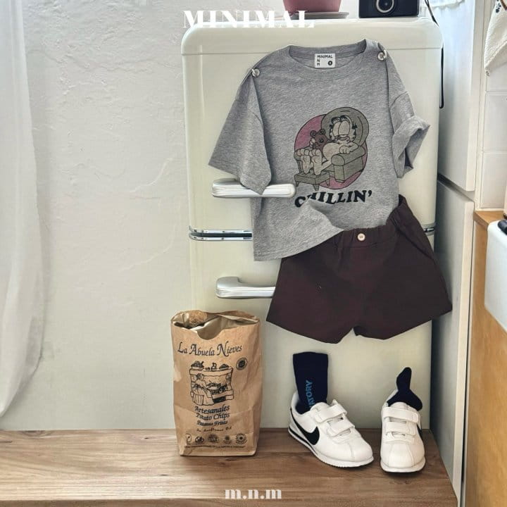 Minimal - Korean Children Fashion - #fashionkids - Cartoon Tee - 4