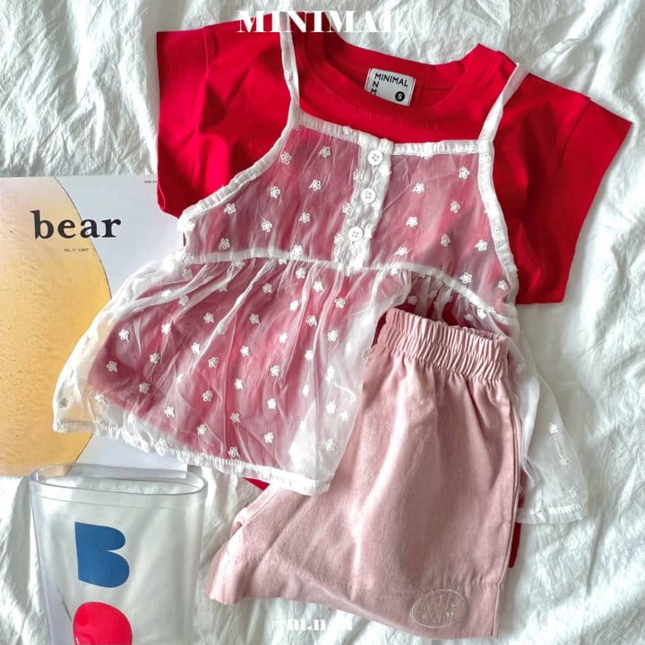 Minimal - Korean Children Fashion - #kidsstore - Flower Layered Blanc - 10