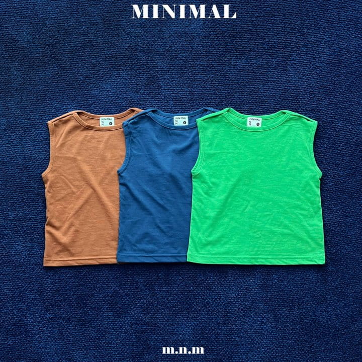 Minimal - Korean Children Fashion - #kidzfashiontrend - Crayon Sleeveless Tee