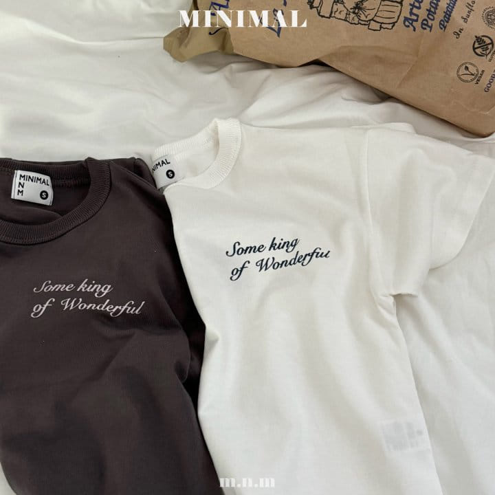 Minimal - Korean Children Fashion - #minifashionista - Lettering Tee - 8