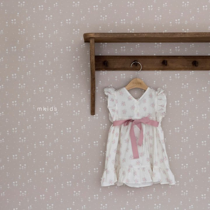 Mkids - Korean Baby Fashion - #babyfashion - Marry Smoke One-Piece - 4