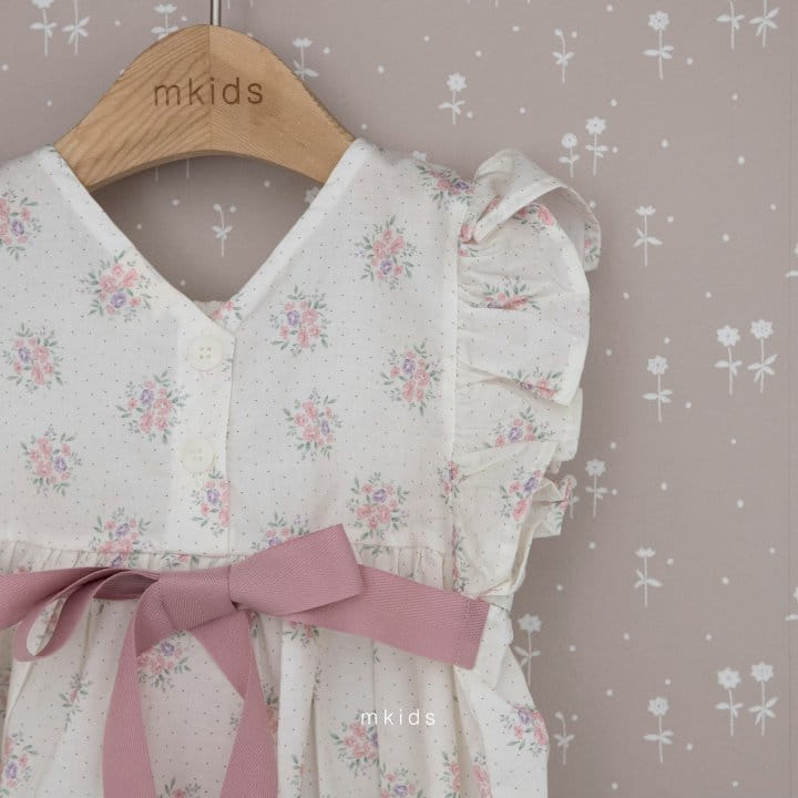 Mkids - Korean Baby Fashion - #babygirlfashion - Marry Smoke One-Piece - 5