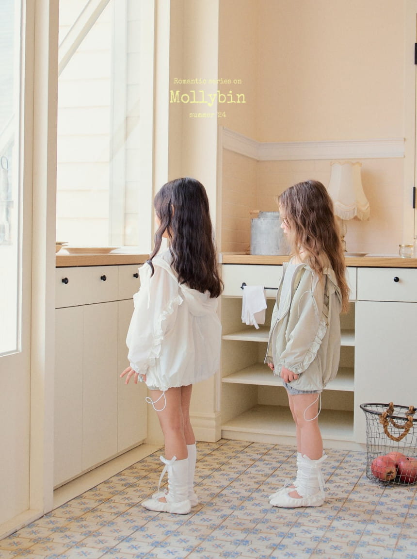 Mollybin - Korean Children Fashion - #designkidswear - Frill Wind Jumper - 8