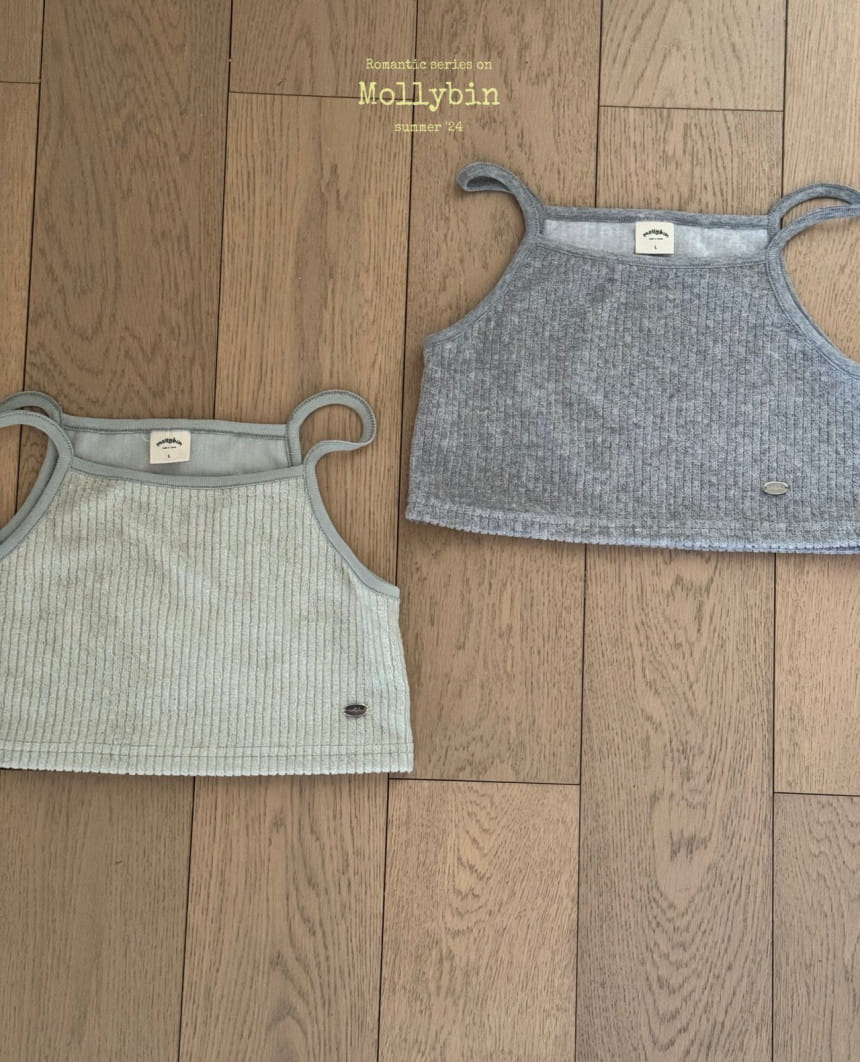 Mollybin - Korean Children Fashion - #designkidswear - Wendy Terry Sleeveles Tee - 2