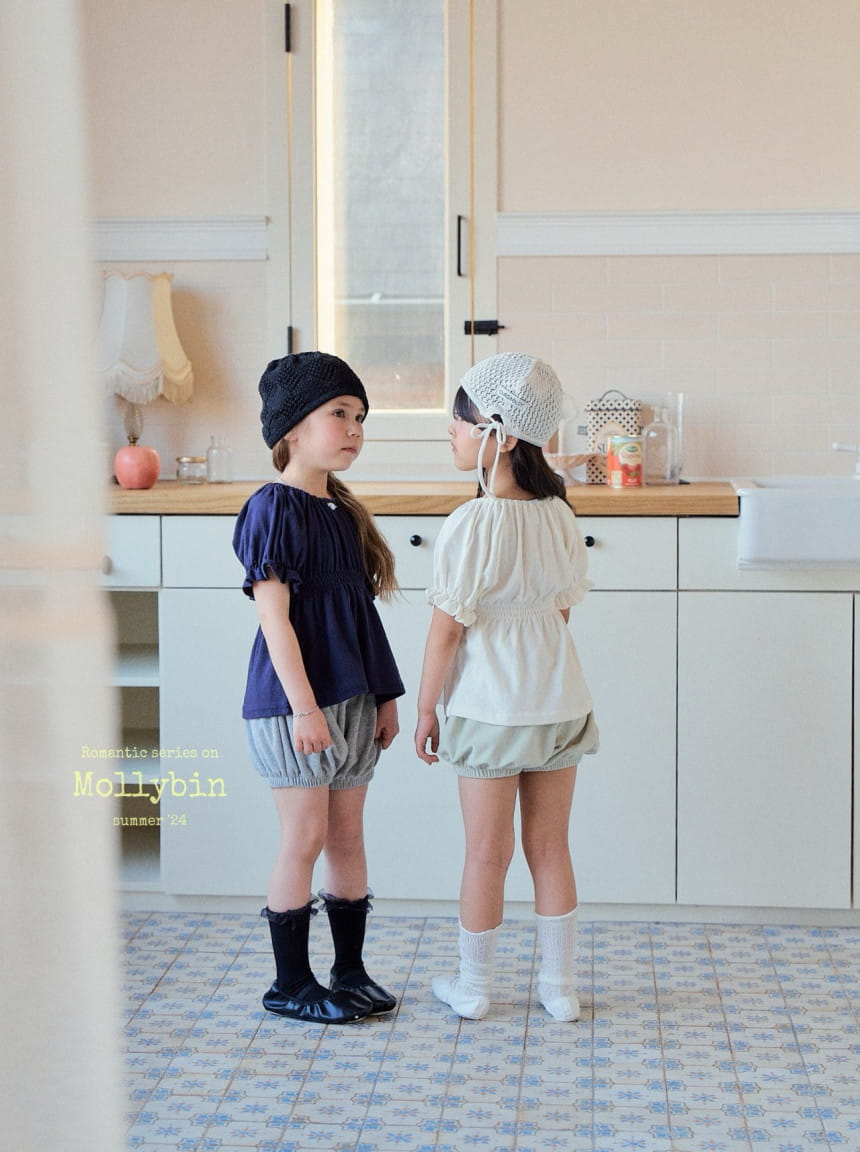 Mollybin - Korean Children Fashion - #kidsshorts - Rose Smoke Tee - 9