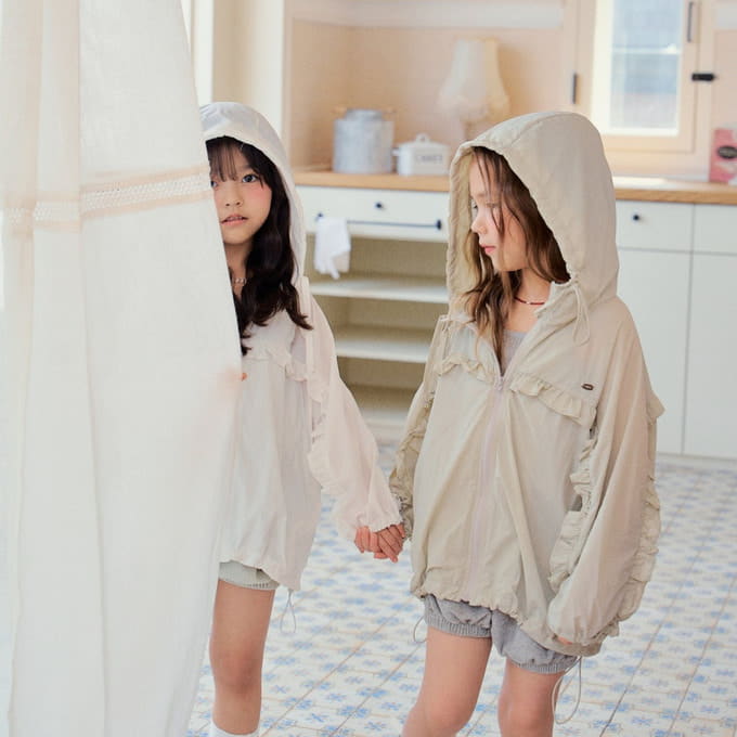Mollybin - Korean Children Fashion - #littlefashionista - Frill Wind Jumper