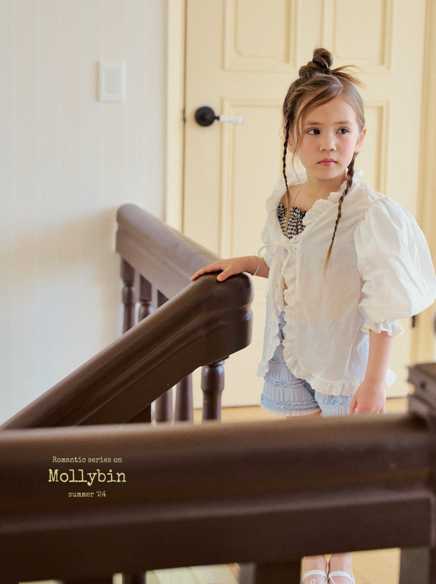 Mollybin - Korean Children Fashion - #minifashionista - Morgan Lace Cardigan With Mom - 9
