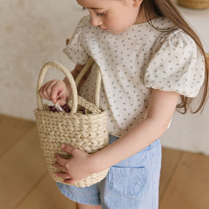 Mon Atelier - Korean Children Fashion - #Kfashion4kids - Rattan Bag