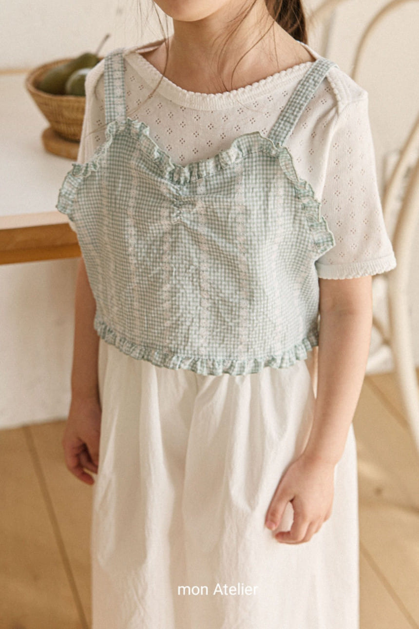 Mon Atelier - Korean Children Fashion - #fashionkids - Frill Bustier - 8