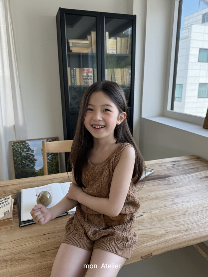 Mon Atelier - Korean Children Fashion - #kidsshorts - Cable Jump Suit - 10