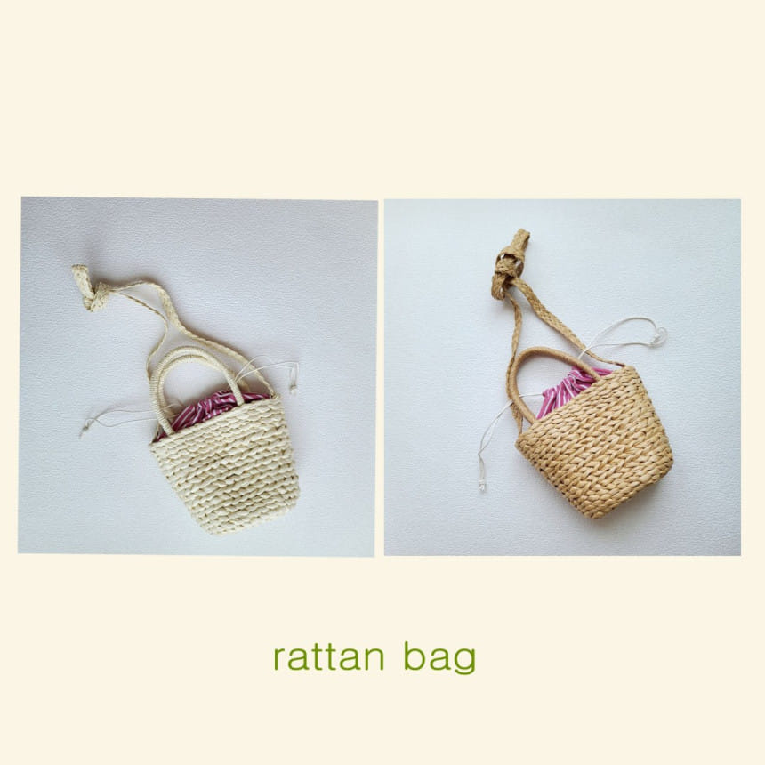 Mon Atelier - Korean Children Fashion - #littlefashionista - Rattan Bag - 2
