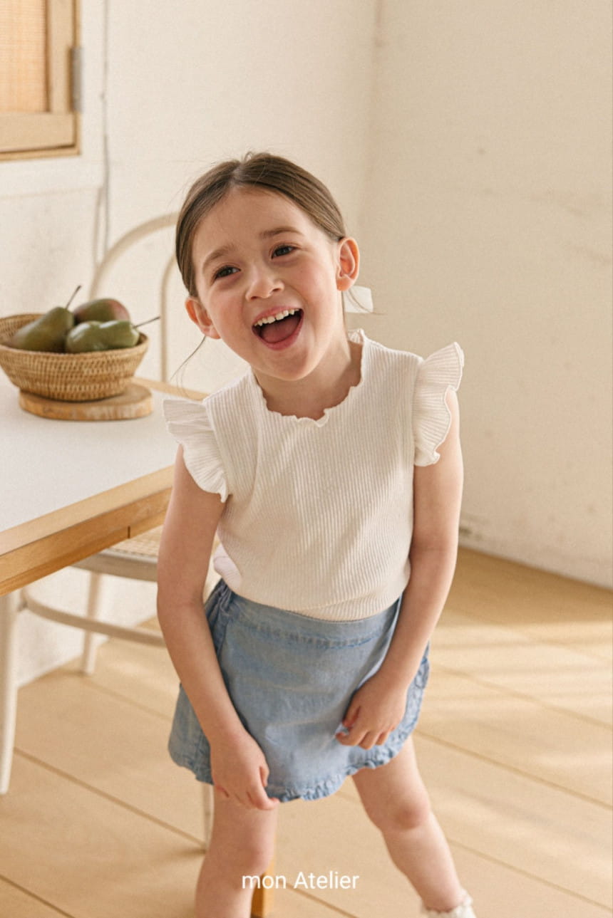 Mon Atelier - Korean Children Fashion - #minifashionista - Jelly Frill Tee - 6