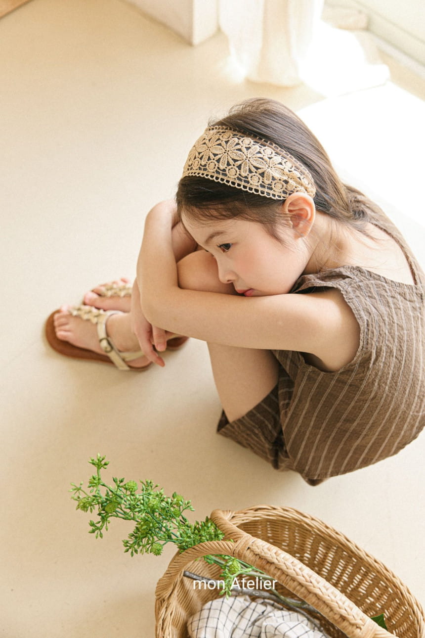Mon Atelier - Korean Children Fashion - #todddlerfashion - Mono Top Bottom Set - 10