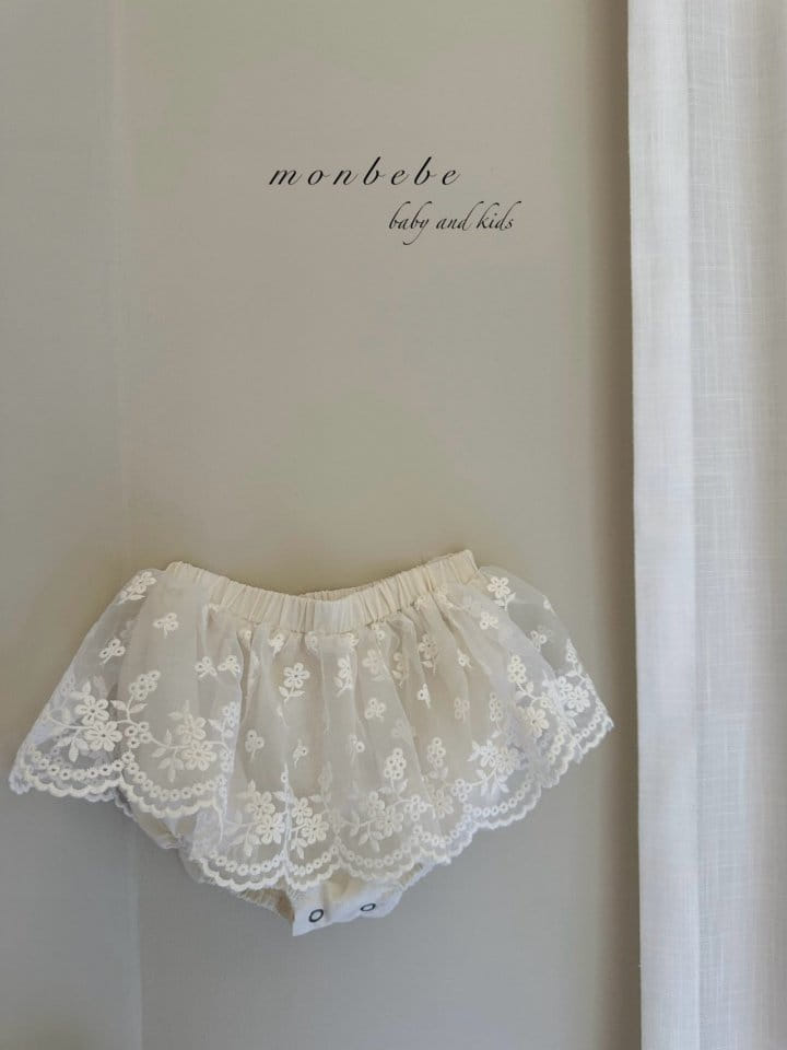 Monbebe - Korean Baby Fashion - #babywear - Lace Bloomers - 2