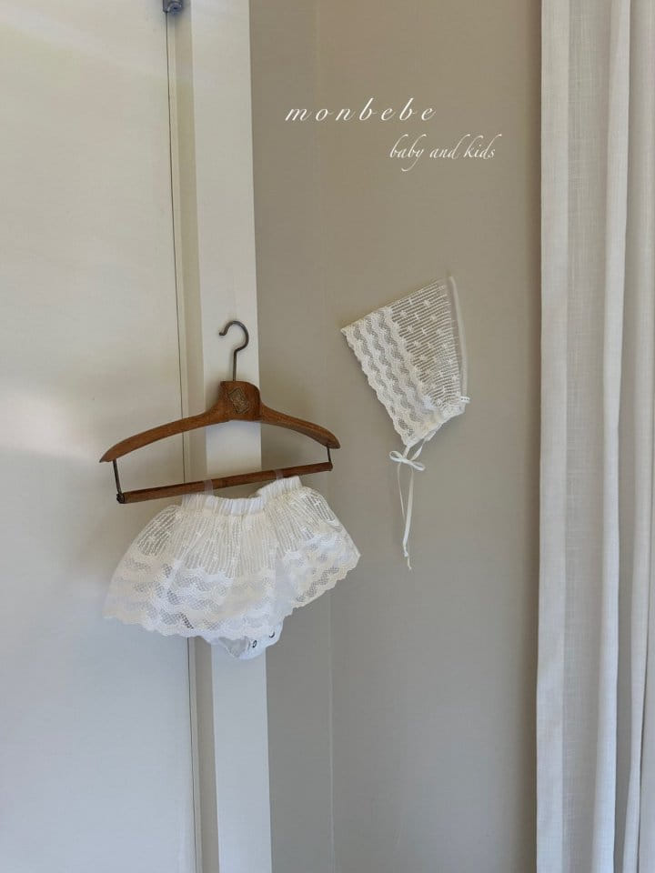 Monbebe - Korean Baby Fashion - #onlinebabyboutique - Lace Bloomers - 3