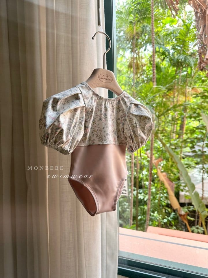 Monbebe - Korean Children Fashion - #fashionkids - Fleur Swim Suit With Bonnet - 6