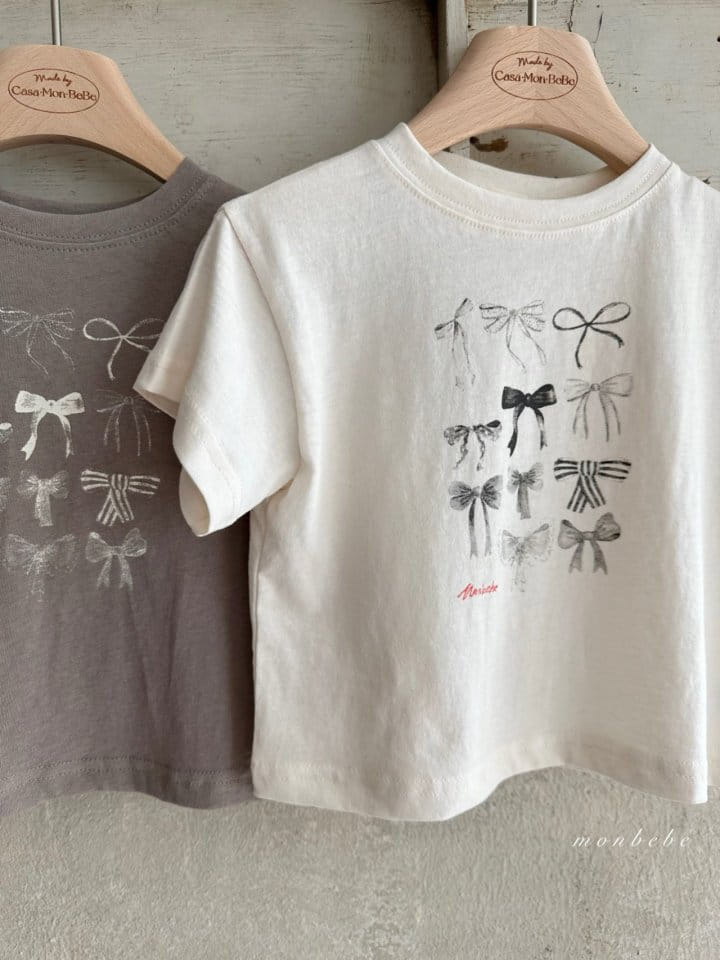 Monbebe - Korean Children Fashion - #kidsstore - Ribbon Tee