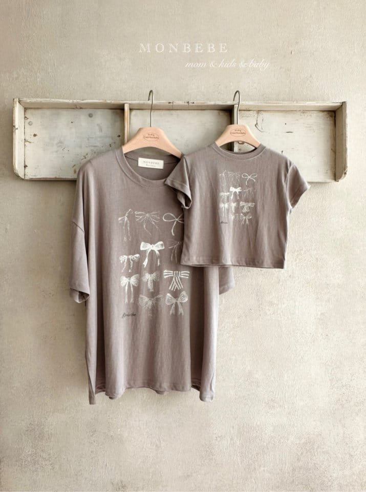 Monbebe - Korean Children Fashion - #minifashionista - Ribbon Tee - 6