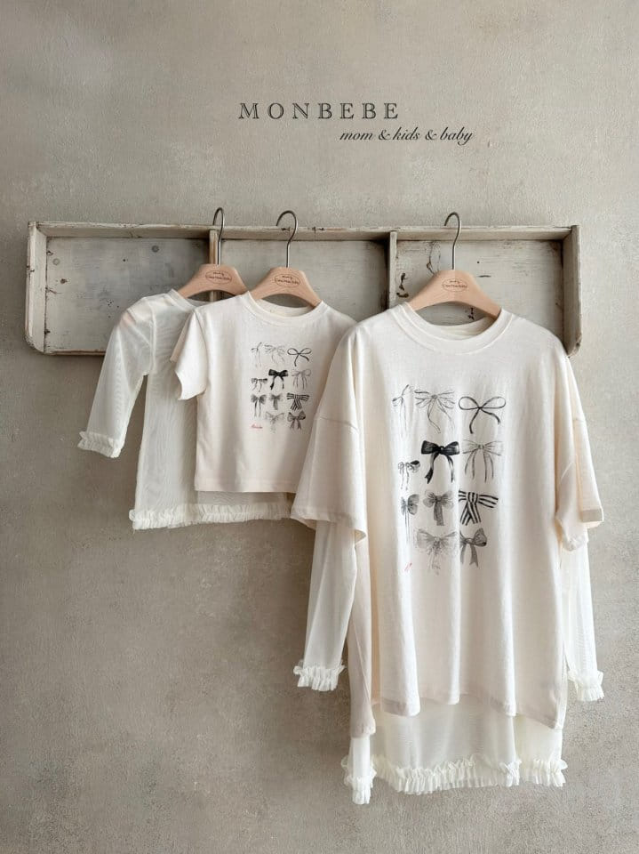 Monbebe - Korean Children Fashion - #prettylittlegirls - Ribbon Tee - 7