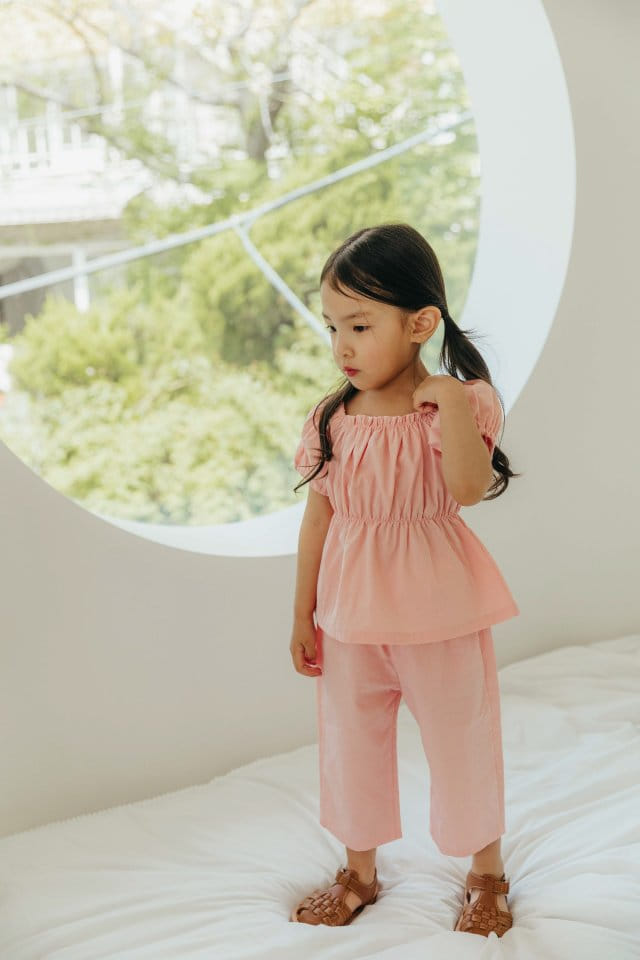 Moncher Chouchou - Korean Children Fashion - #prettylittlegirls - Bbea Top Bottom Set - 4