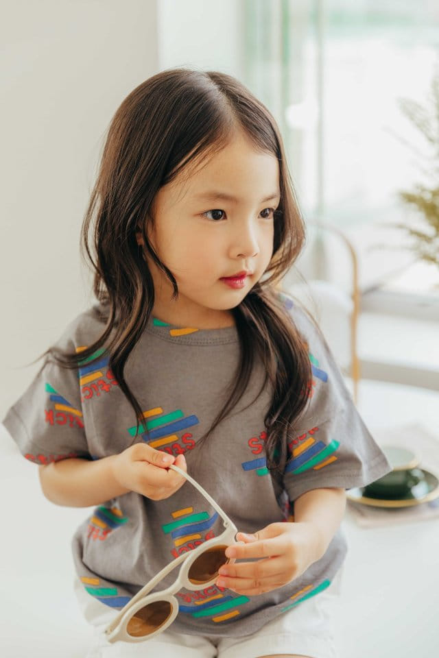Moncher Chouchou - Korean Children Fashion - #kidsshorts - Stick Tee - 7
