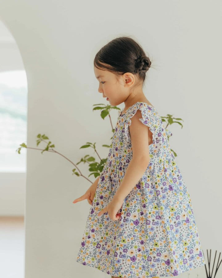 Moncher Chouchou - Korean Children Fashion - #littlefashionista - Lesia Frill One-Piece - 3