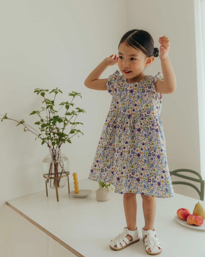 Moncher Chouchou - Korean Children Fashion - #minifashionista - Lesia Frill One-Piece - 5