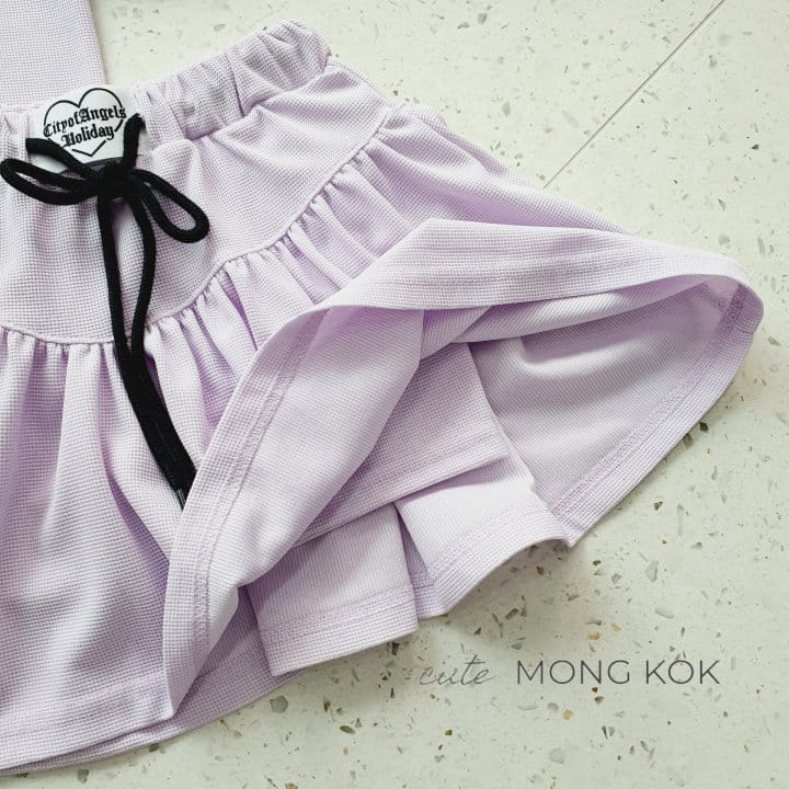 Mong Kok - Korean Children Fashion - #childofig - V Skirt Leggings - 7