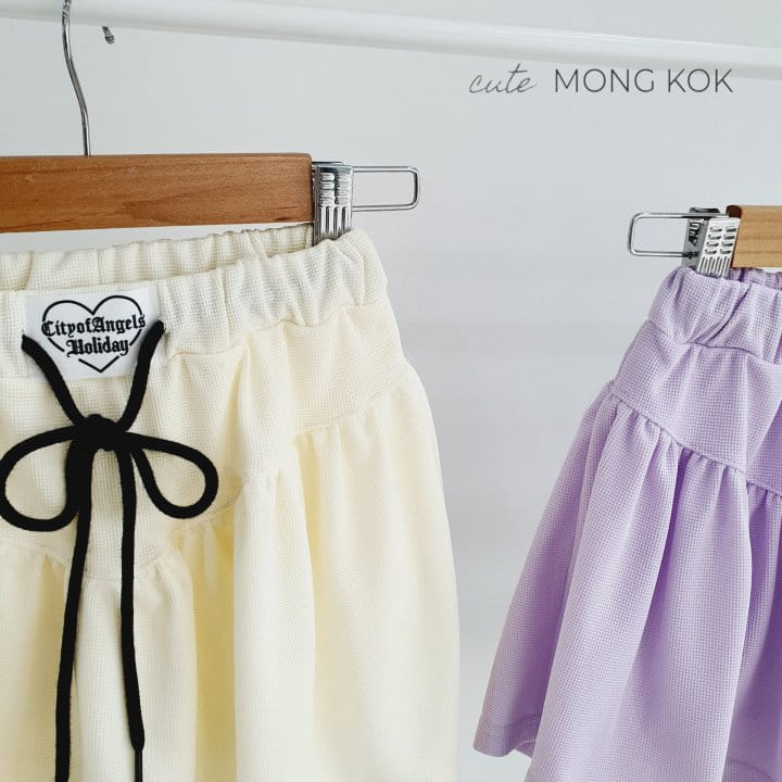 Mong Kok - Korean Children Fashion - #littlefashionista - V Skirt Leggings - 2