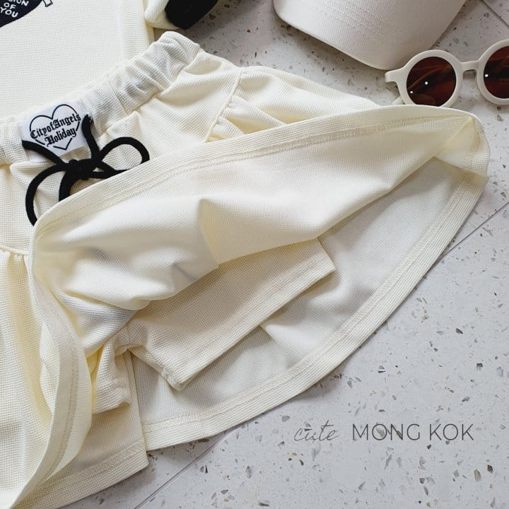 Mong Kok - Korean Children Fashion - #prettylittlegirls - V Skirt Leggings - 5
