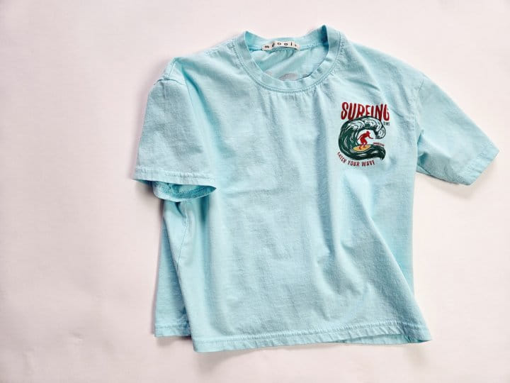 Mooi Store - Korean Children Fashion - #childofig - Surfing Short Sleeve Tee - 9