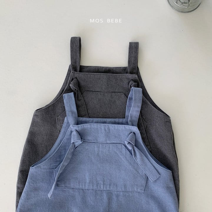 Mos Bebe - Korean Baby Fashion - #babyfashion - Picnic Dneim Dungarees - 3