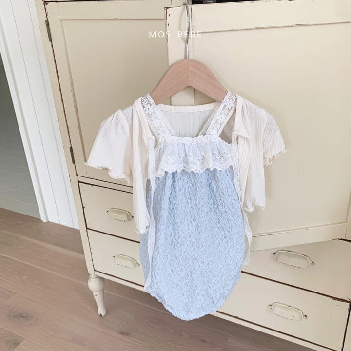 Mos Bebe - Korean Baby Fashion - #babygirlfashion - Angel Lace Body Suit - 11