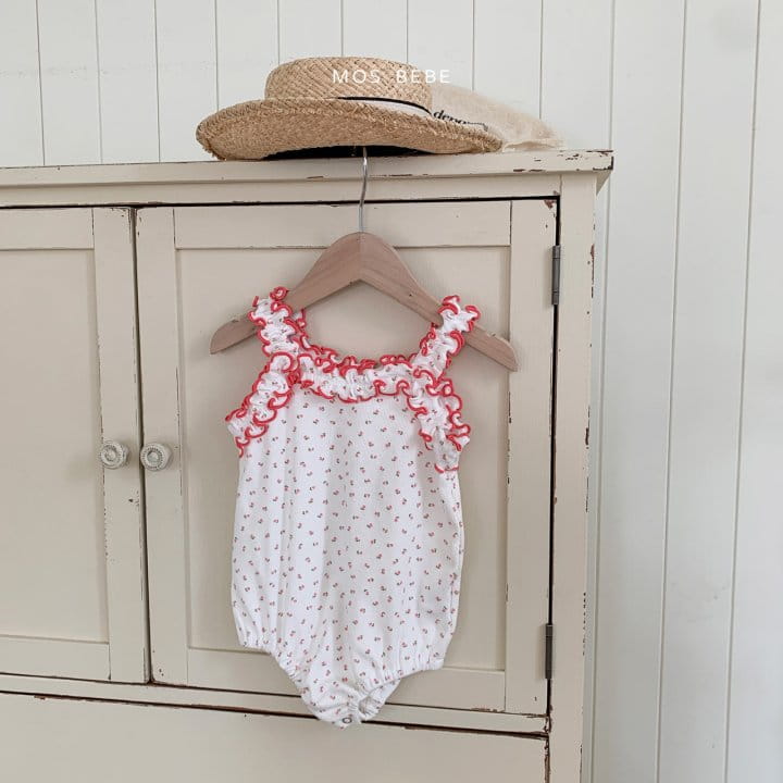 Mos Bebe - Korean Baby Fashion - #babygirlfashion - Lavender Frill Body Suit  - 10