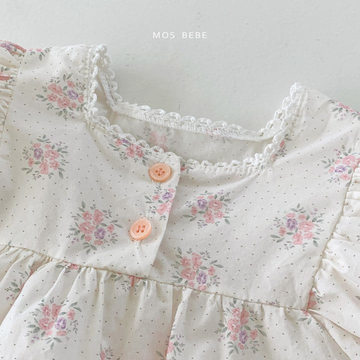 Mos Bebe - Korean Baby Fashion - #babylifestyle - Lea Square Body Suit - 9
