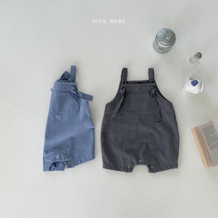 Mos Bebe - Korean Baby Fashion - #babylifestyle - Picnic Dneim Dungarees - 6
