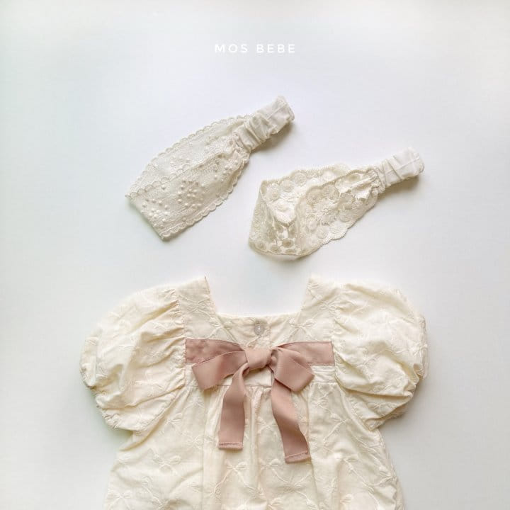 Mos Bebe - Korean Baby Fashion - #babylifestyle - Pure Hair Band Ribbon Hait Clip - 8