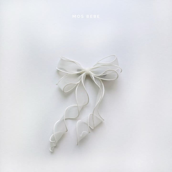 Mos Bebe - Korean Baby Fashion - #babyoninstagram - Pure Hair Band Ribbon Hait Clip - 9