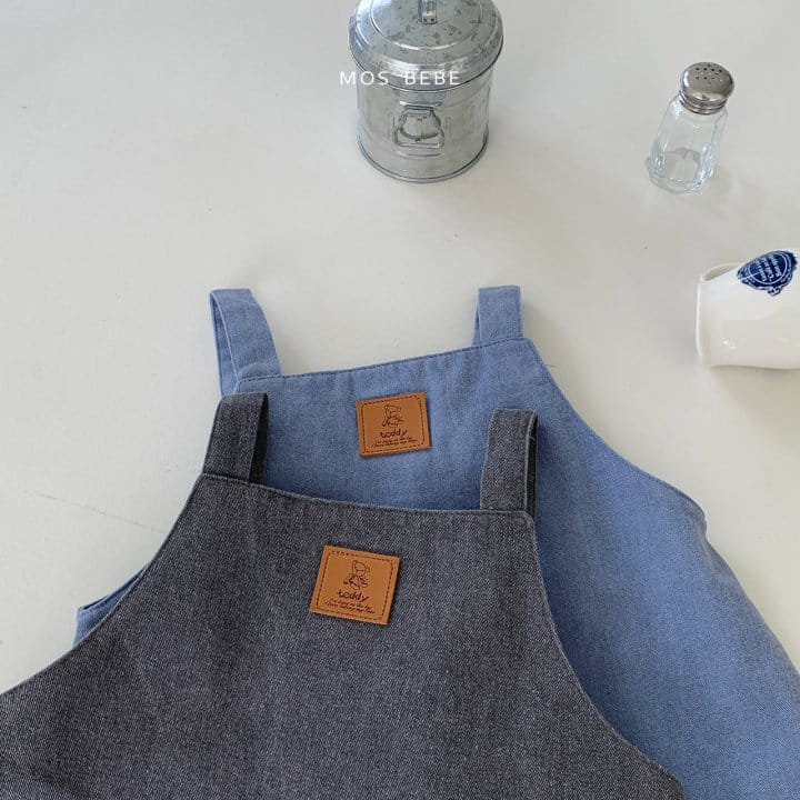 Mos Bebe - Korean Baby Fashion - #babyootd - Picnic Dneim Dungarees - 8