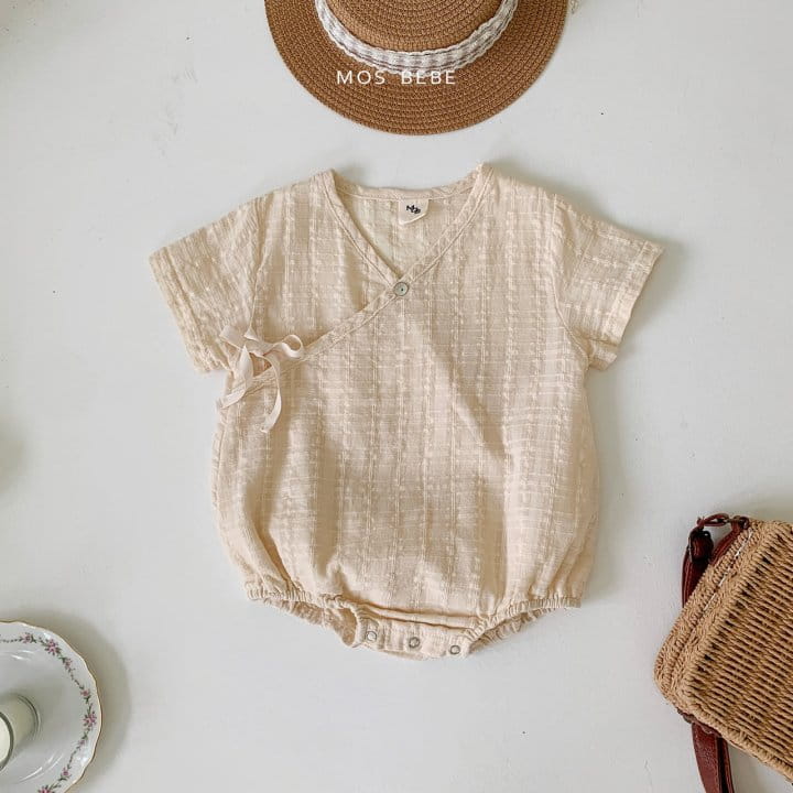 Mos Bebe - Korean Baby Fashion - #babyoutfit - Yukata Body Suit - 9