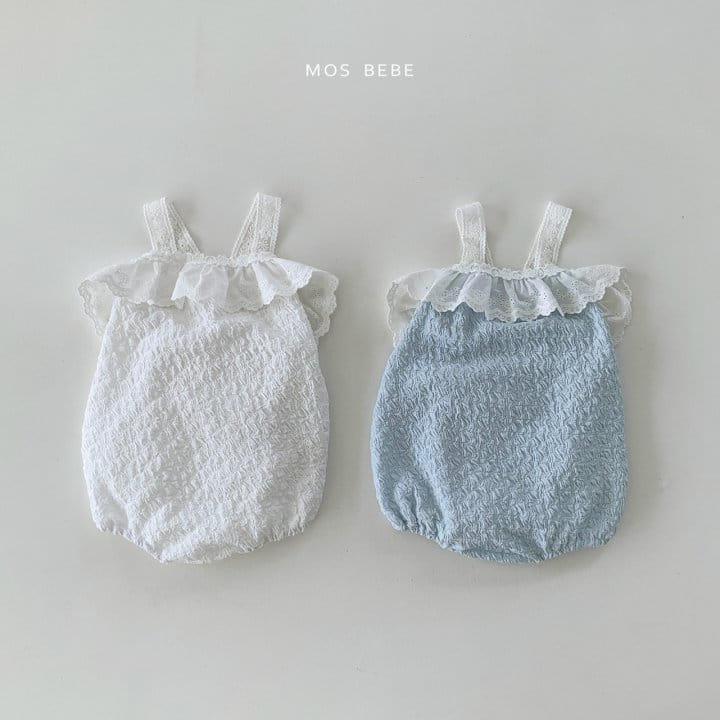Mos Bebe - Korean Baby Fashion - #onlinebabyboutique - Angel Lace Body Suit - 3