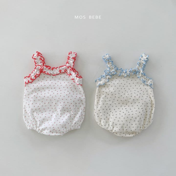 Mos Bebe - Korean Baby Fashion - #onlinebabyboutique - Lavender Frill Body Suit  - 2