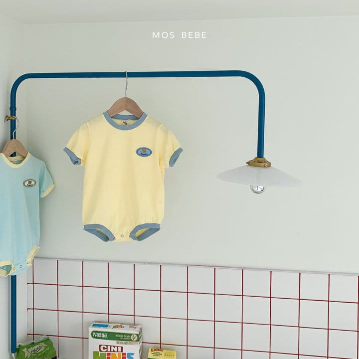 Mos Bebe - Korean Baby Fashion - #onlinebabyboutique - Thanks Bear Body Suit - 10